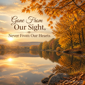 Gone From Our Sight, Never From Our Hearts