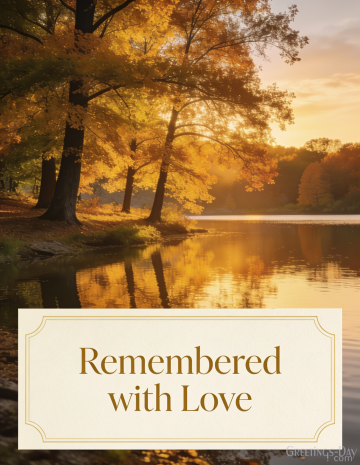 Remembered with Love