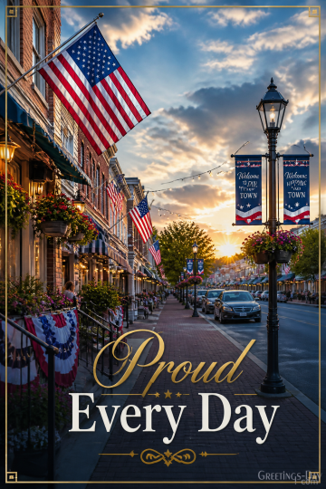 Proud Every Day | American Pride Never Fades
