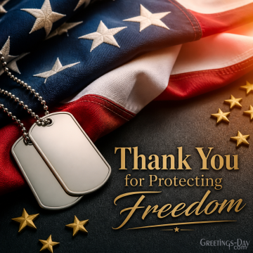 America Is Grateful | Independence Day Greetings for Service Members