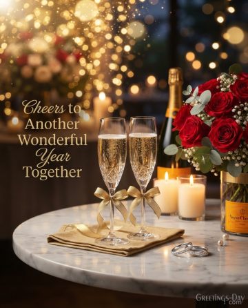 Cheers to Another Wonderful Year Together