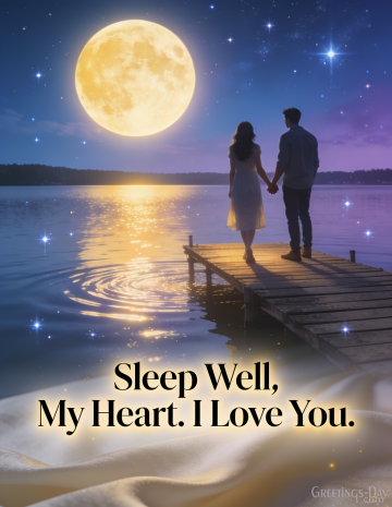 Sleep Well, My Heart. I Love You.