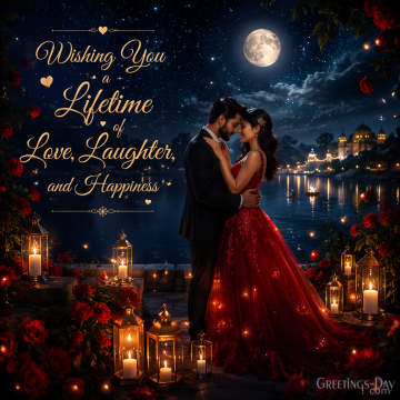 Wishing You a Lifetime of Love, Laughter, and Happiness