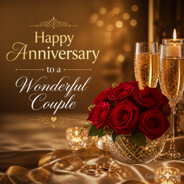 Happy Anniversary to a Wonderful Couple