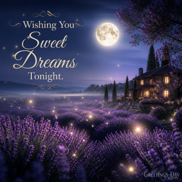 Wishing You Sweet Dreams Tonight