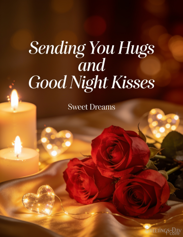 Sending You Hugs and Good Night Kisses