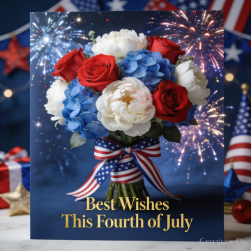 Patriotic Wishes for a Joyful Fourth of July