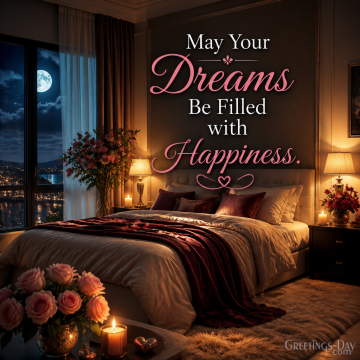 May Your Dreams Be Filled with Happiness