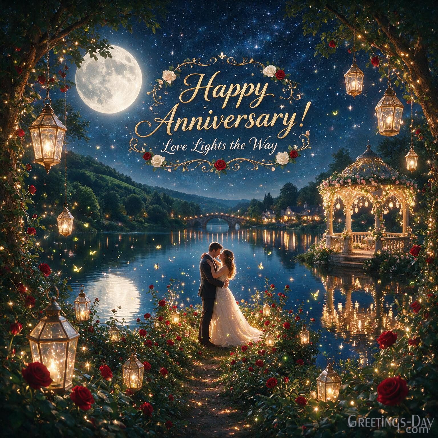 Happy Anniversary! Love Lights the Way