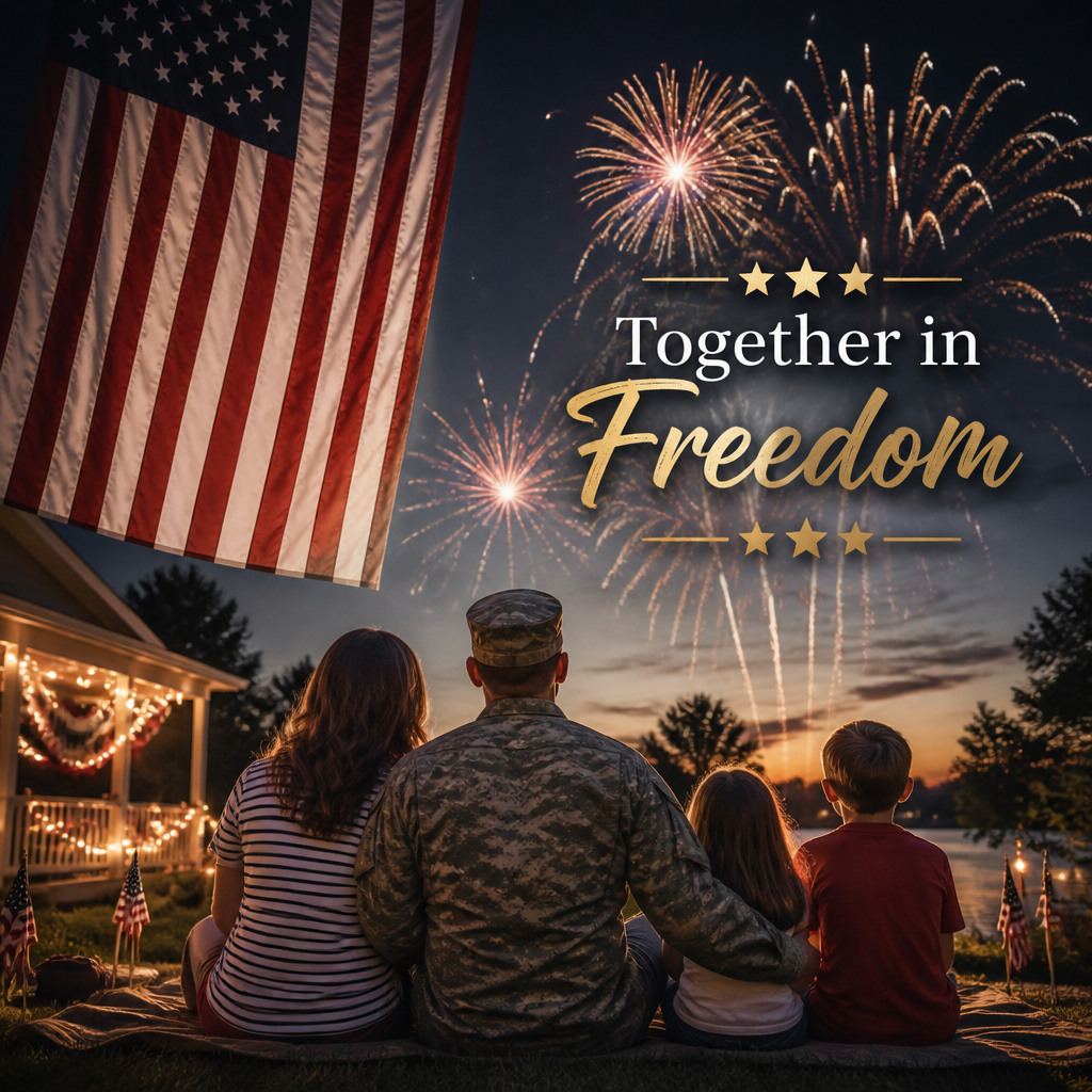 Together in Freedom | Independence Day Military Wishes