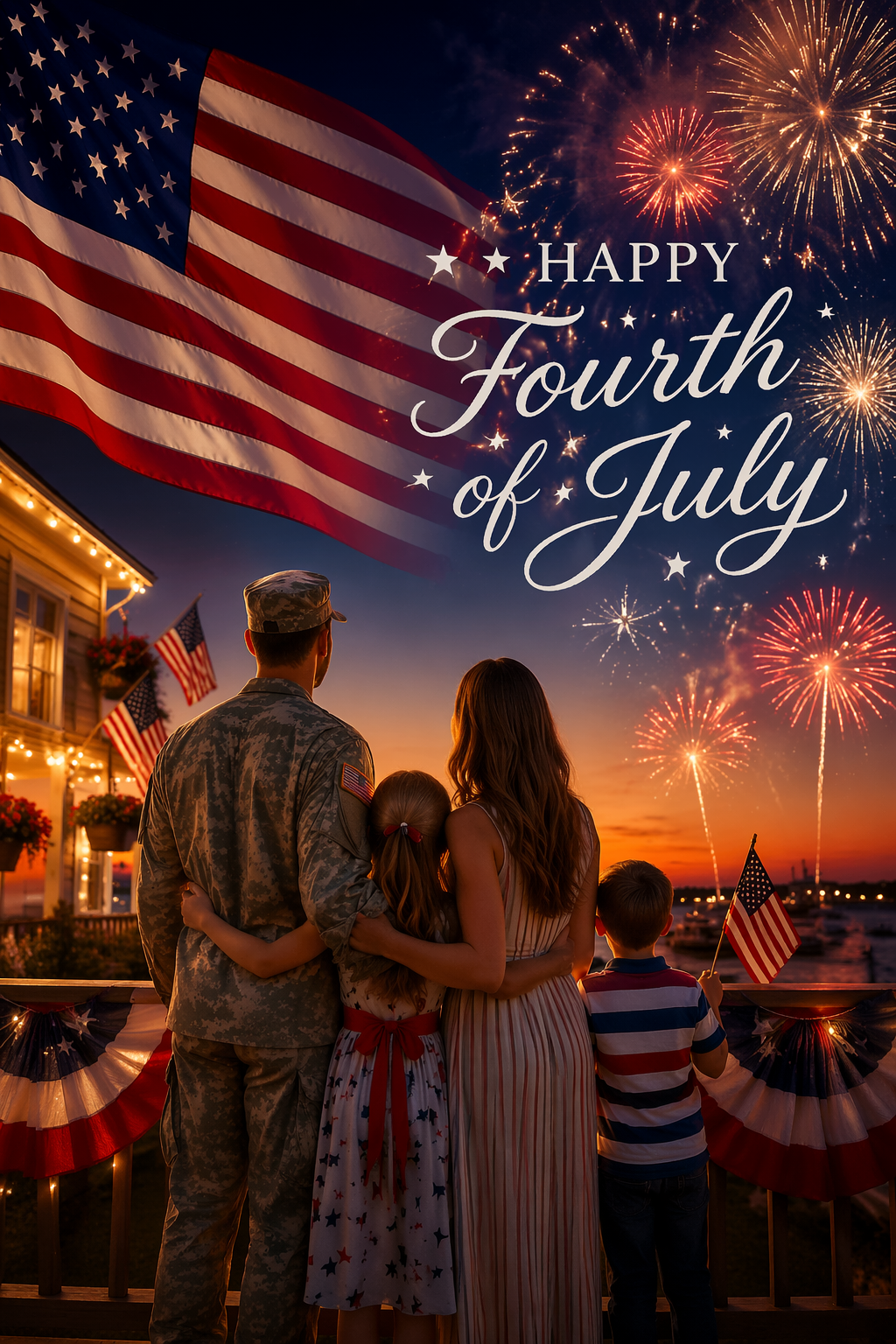 Happy Fourth of July | Honoring Military Families