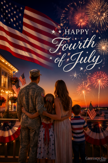 Happy Fourth of July | Honoring Military Families