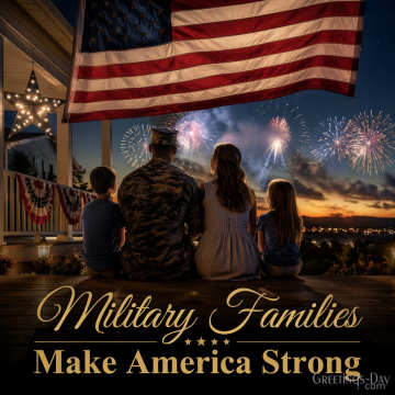 Military Families Make America Strong | Happy Fourth of July