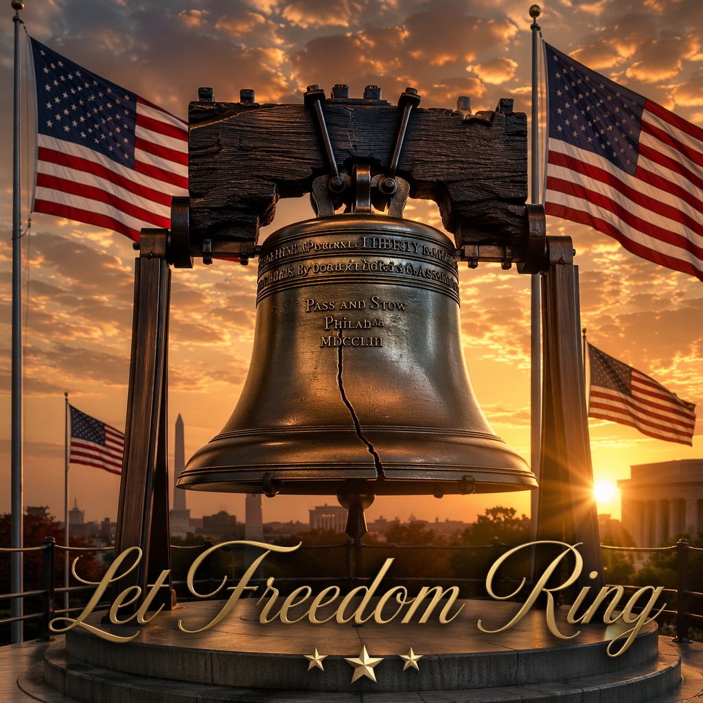 Let Freedom Ring | Liberty Bell Patriotic Image