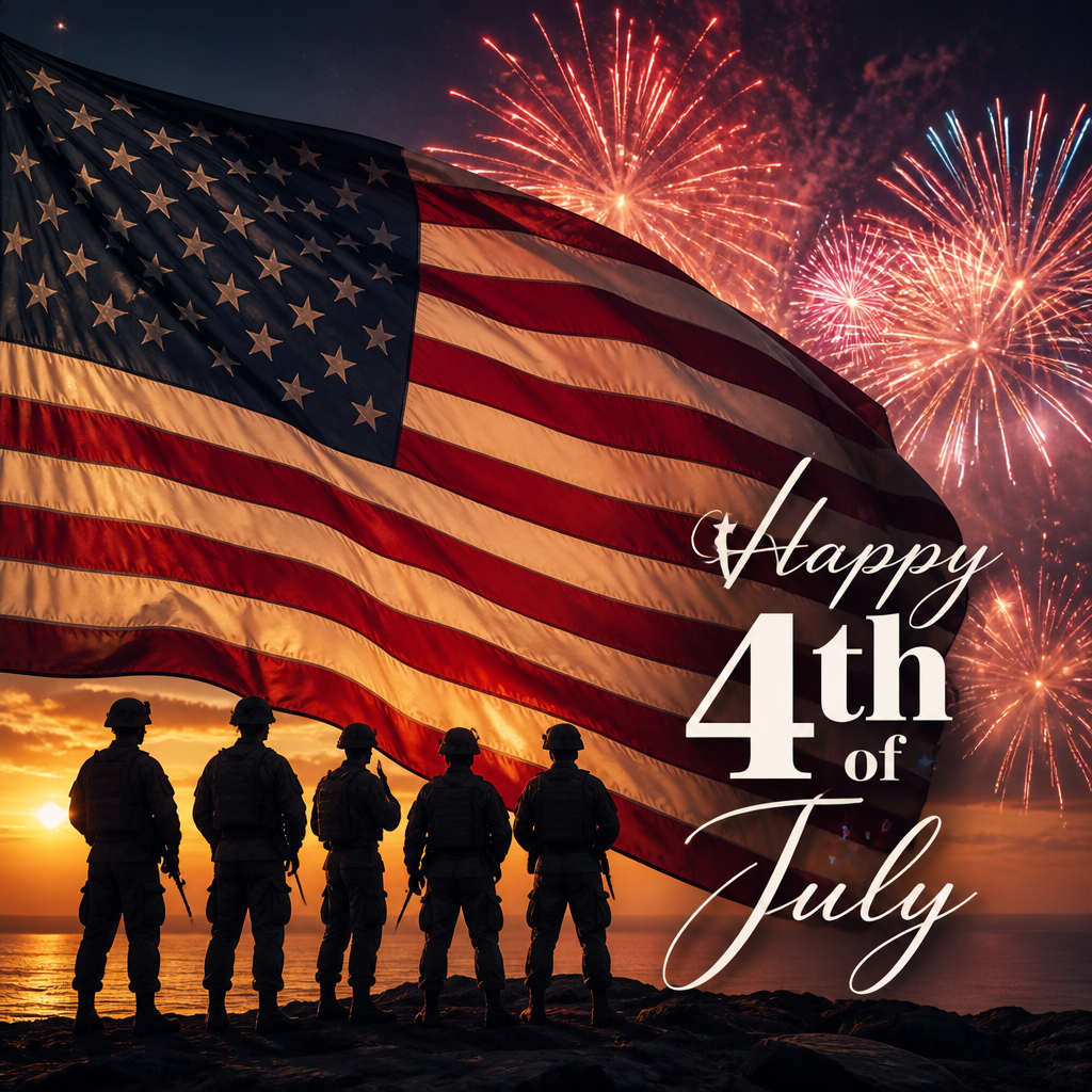 Freedom Through Service | A Patriotic Fourth of July Greeting