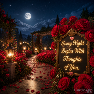 Every Night Begins With Thoughts of You