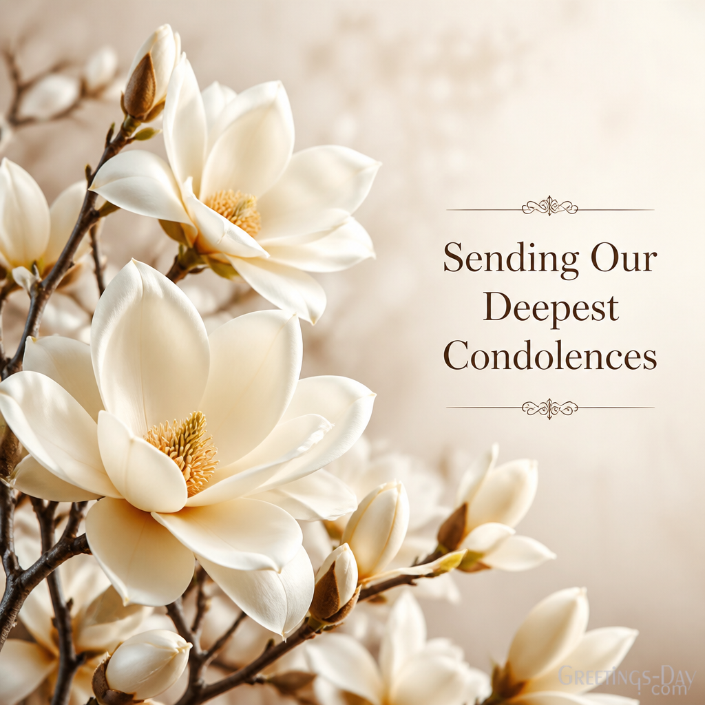 Sending Our Deepest Condolences