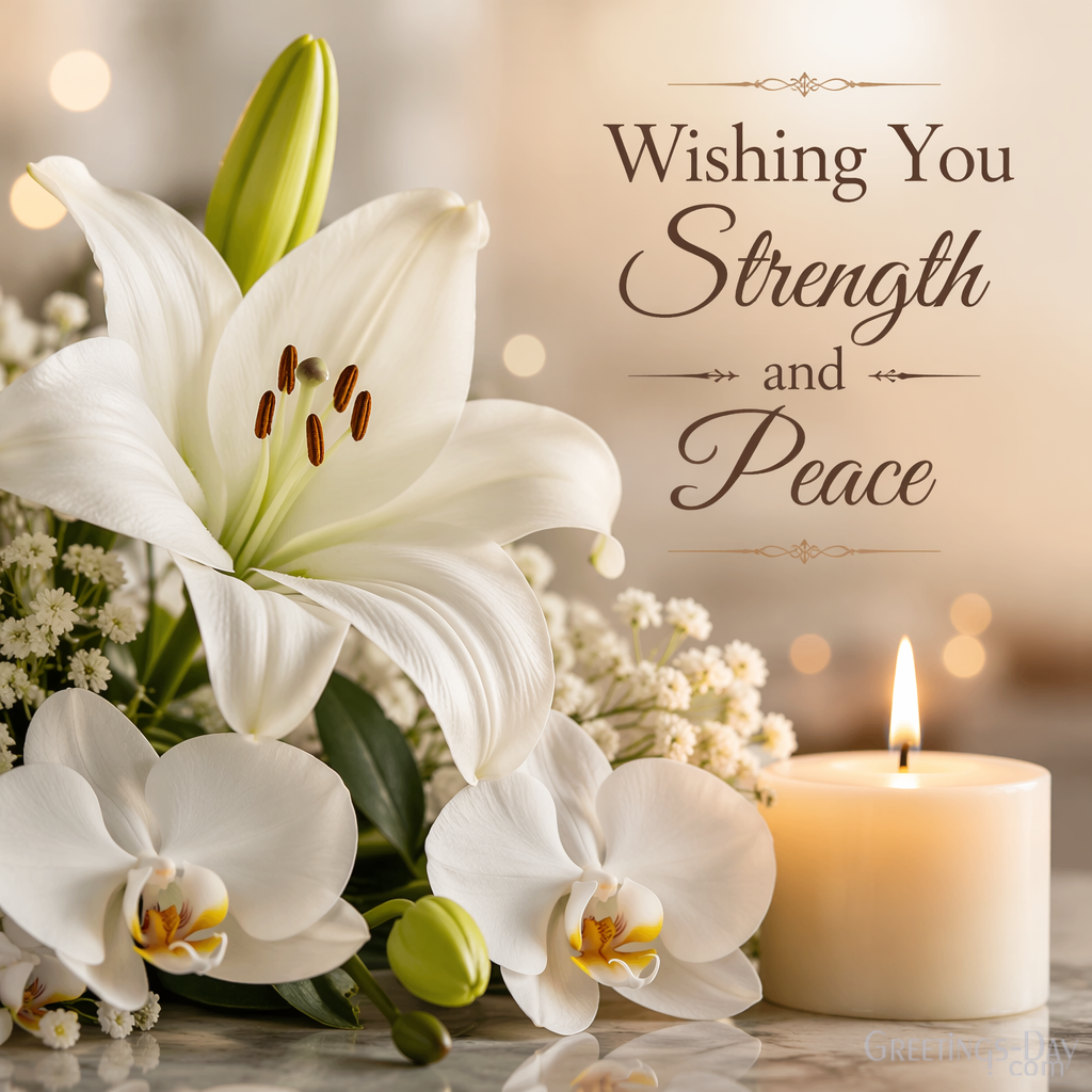 Wishing You Strength and Peace