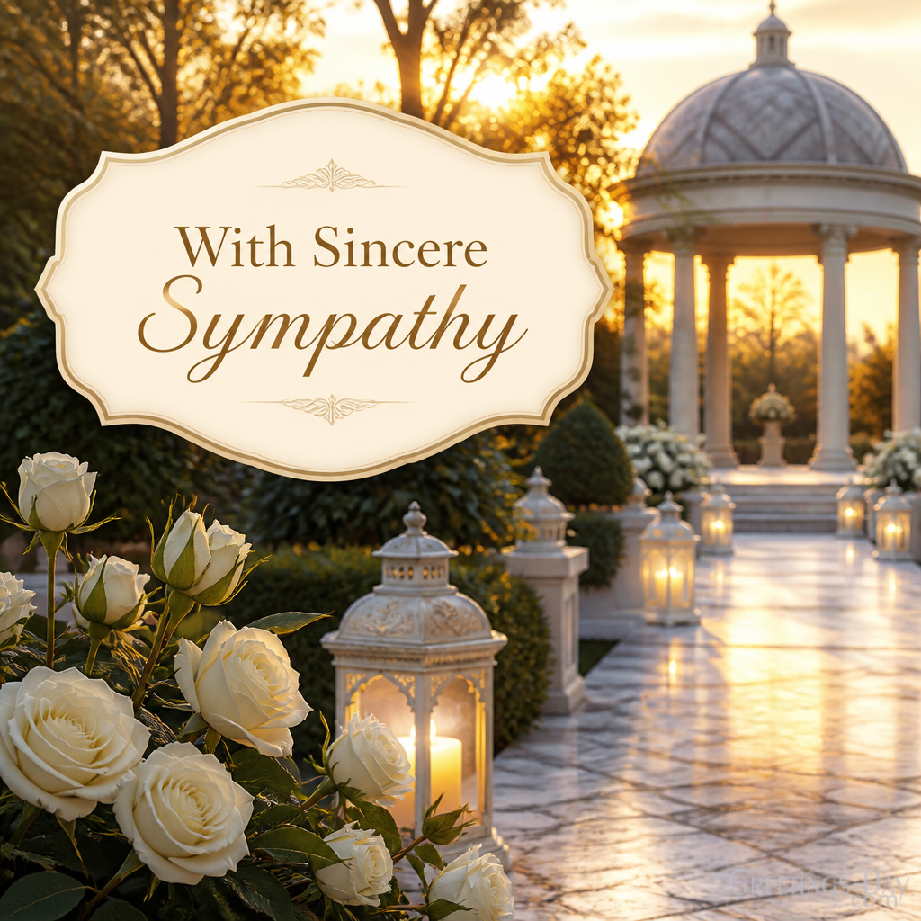 With Sincere Sympathy