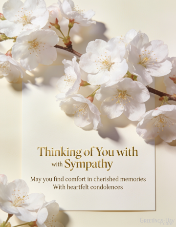 Thinking of You with Sympathy