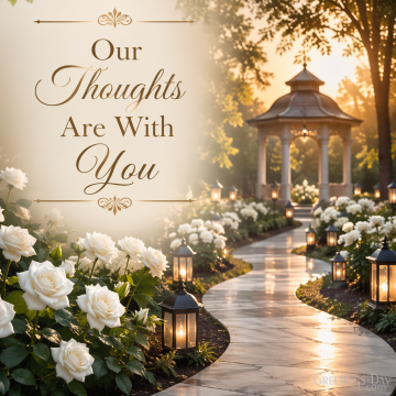 Our Thoughts Are With You