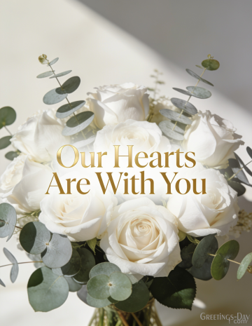 Our Hearts Are With You