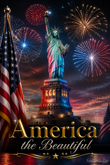 America the Beautiful | Inspirational Patriotic Artwork