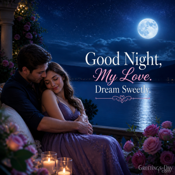 Good Night, My Love. Dream Sweetly