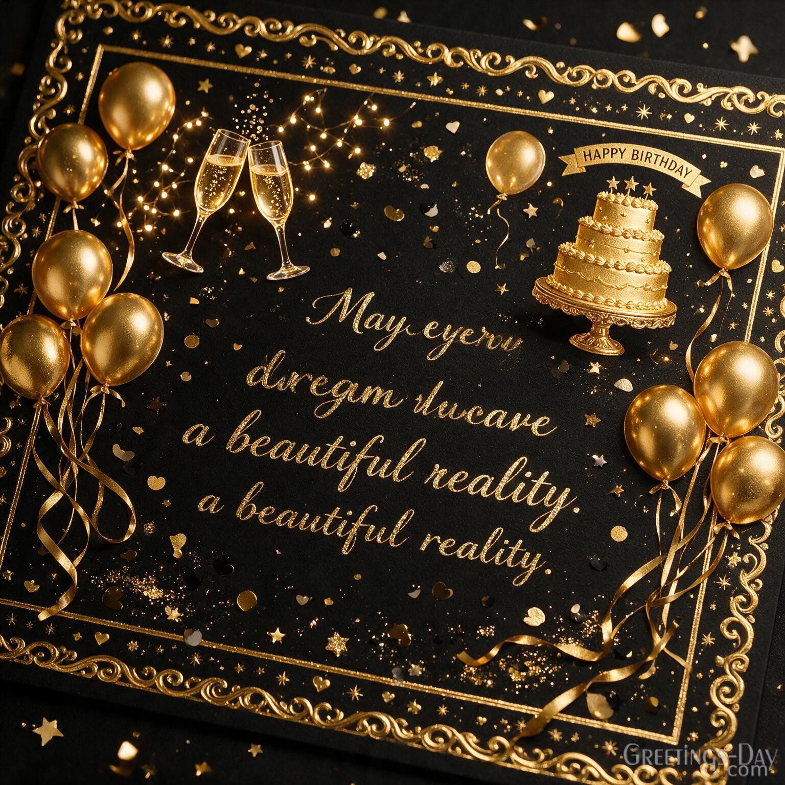 Happy Birthday – May Every Dream You Have Become a Beautiful Reality