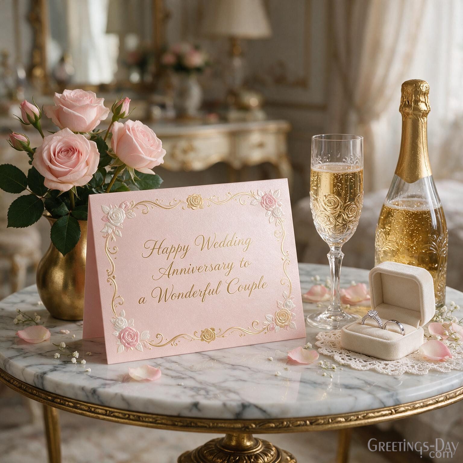 Happy Wedding Anniversary to a Wonderful Couple
