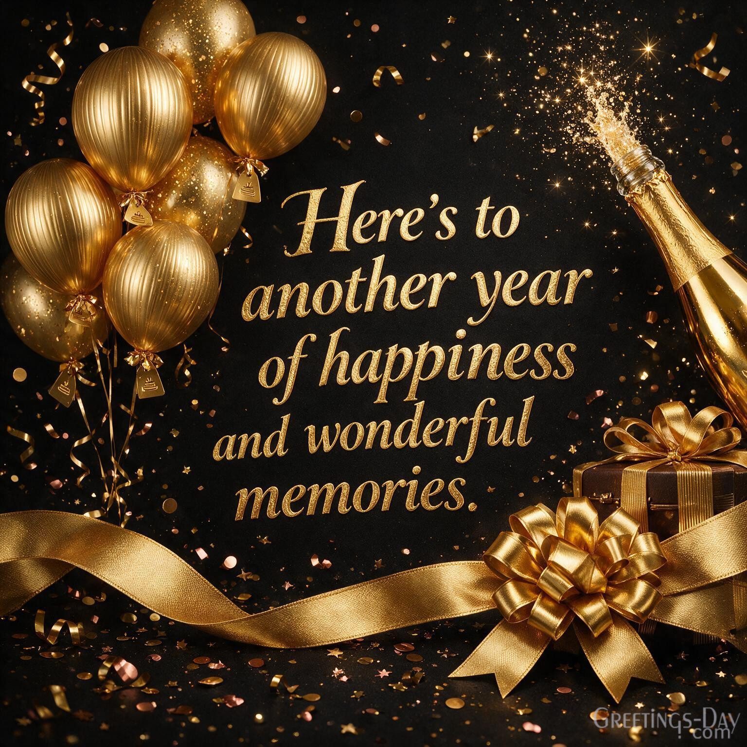 Celebrate Your Special Day – Here’s to Another Year of Happiness and Wonderful Memories
