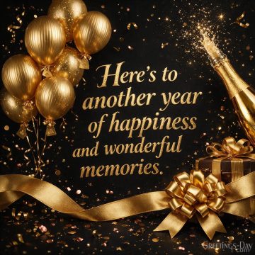 Celebrate Your Special Day – Here’s to Another Year of Happiness and Wonderful Memories