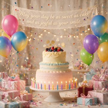 Happy Birthday – May Your Day Be as Sweet as Cake and as Joyful as Your Smile