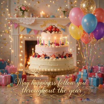 Best Wishes on Your Birthday – May Happiness Follow You Throughout the Year