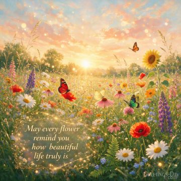 Happy Birthday – May Every Flower Remind You How Beautiful Life Truly Is