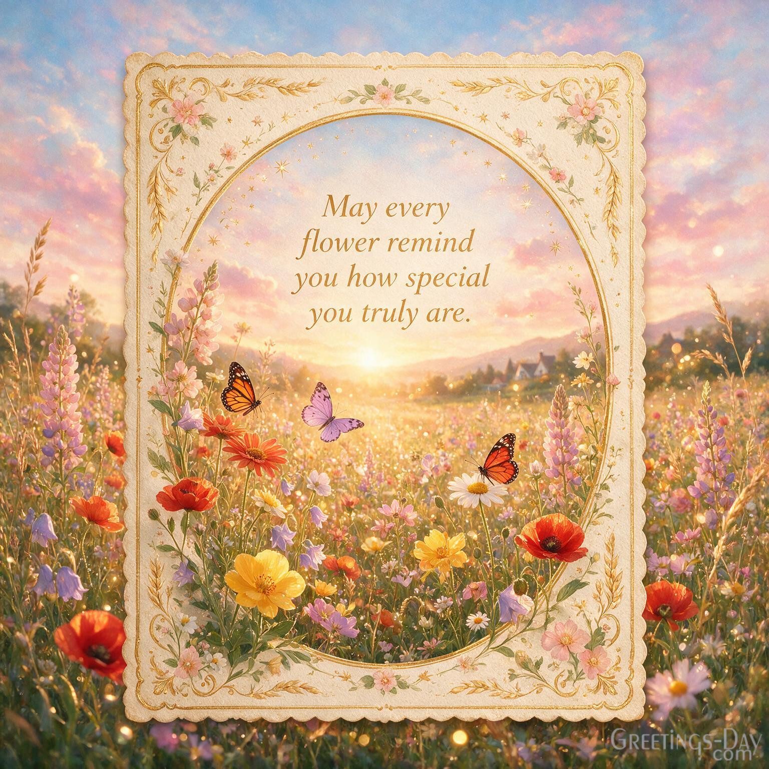 Happy Birthday – May Every Flower Remind You How Special You Truly Are