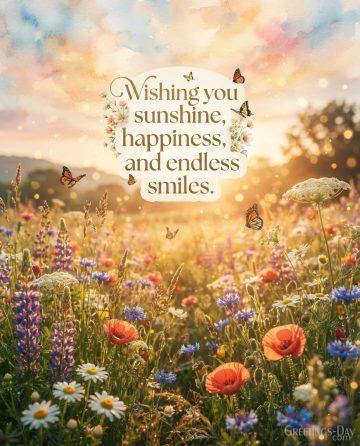 Warm Birthday Wishes – Wishing You Sunshine, Happiness, and Endless Smiles