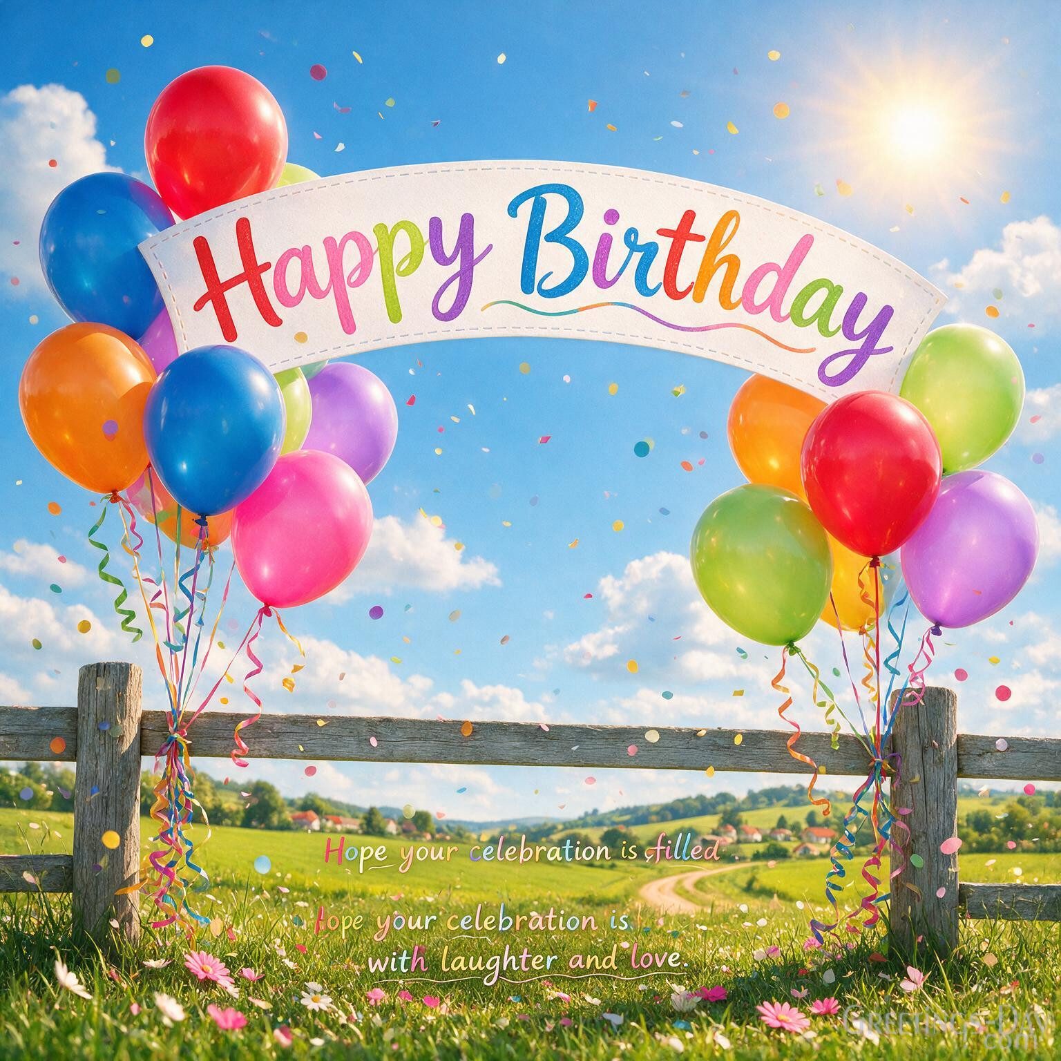 Happy Birthday – Hope Your Celebration Is Filled with Laughter and Love
