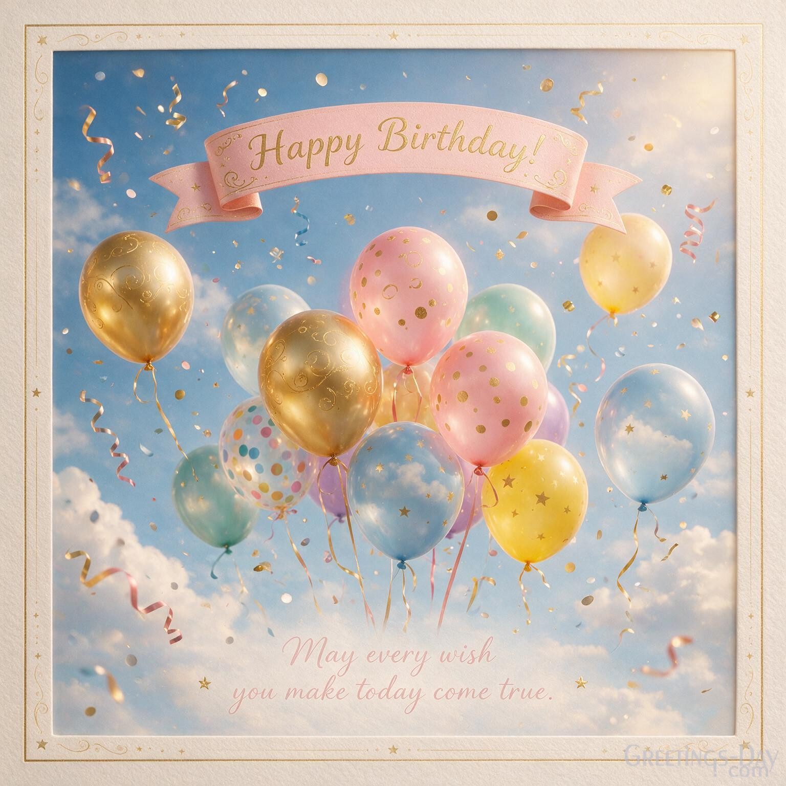 Best Wishes – May Every Wish You Make Today Come True