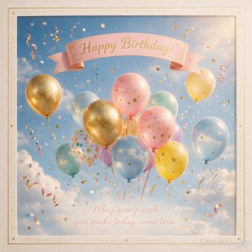 Best Wishes – May Every Wish You Make Today Come True