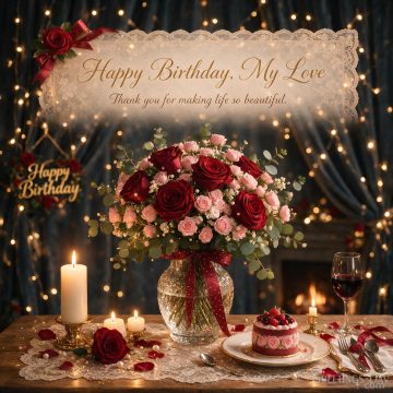 Happy Birthday – Thank You for Making Life So Beautiful
