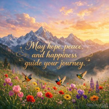 Best Birthday Wishes – May Hope, Peace, and Happiness Guide Your Journey