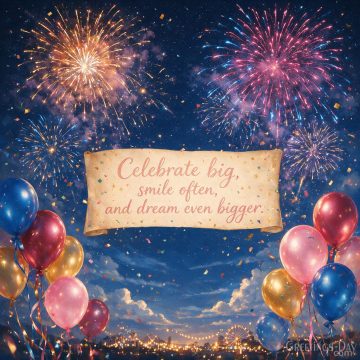 Happy Birthday – Celebrate Big, Smile Often, and Dream Even Bigger