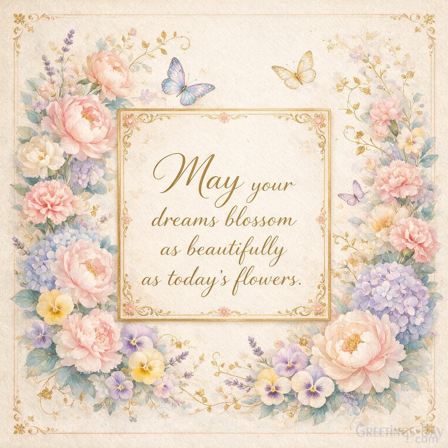 Have a Wonderful Birthday – May Your Dreams Blossom as Beautifully as Today’s Flowers