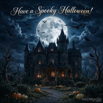 Have a Spooky Halloween! | Creepy Halloween Night Image