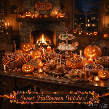 Sweet Halloween Wishes! | Candy & Pumpkin Celebration