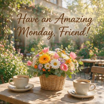 Have an Amazing Monday, Friend!