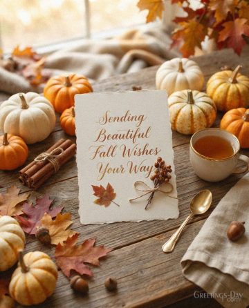 Sending Beautiful Fall Wishes Your Way