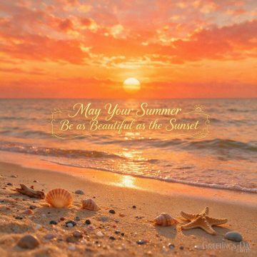 May Your Summer Be as Beautiful as the Sunset