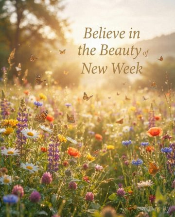 Believe in the Beauty of a New Week